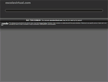 Tablet Screenshot of escolavirtual.com